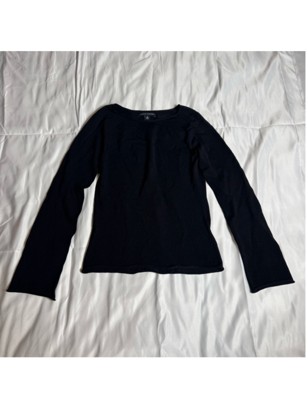 Women's Banana Republic Black Long Sleeve Top S